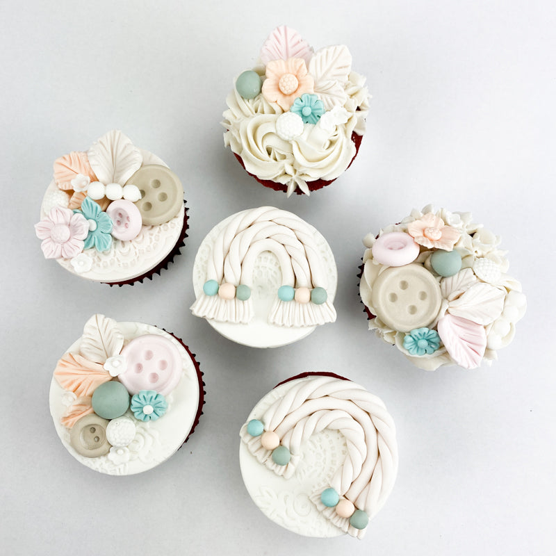 2026: Boho Rainbow Cupcake Class