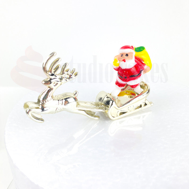 Christmas Ornament - Santa's Sleigh and Reindeer
