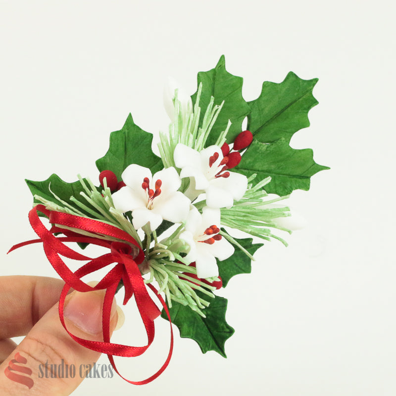 Christmas Sugar Flowers - Sprays