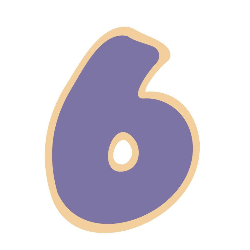 Cookie Cutter - Number 6