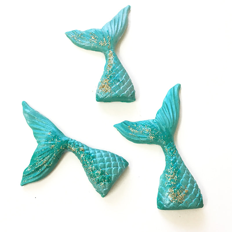 Fondant Decorations - Mermaid Tail