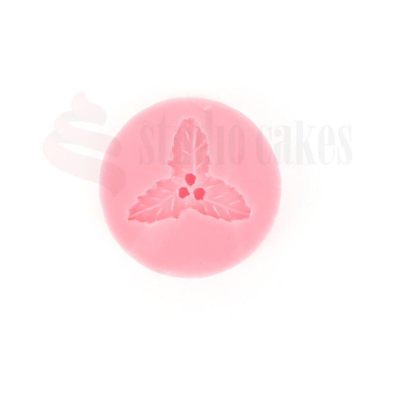 Silicone Mould - Christmas Holly Leaves