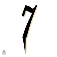 Number Toppers - Black Acrylic (Discontinued)