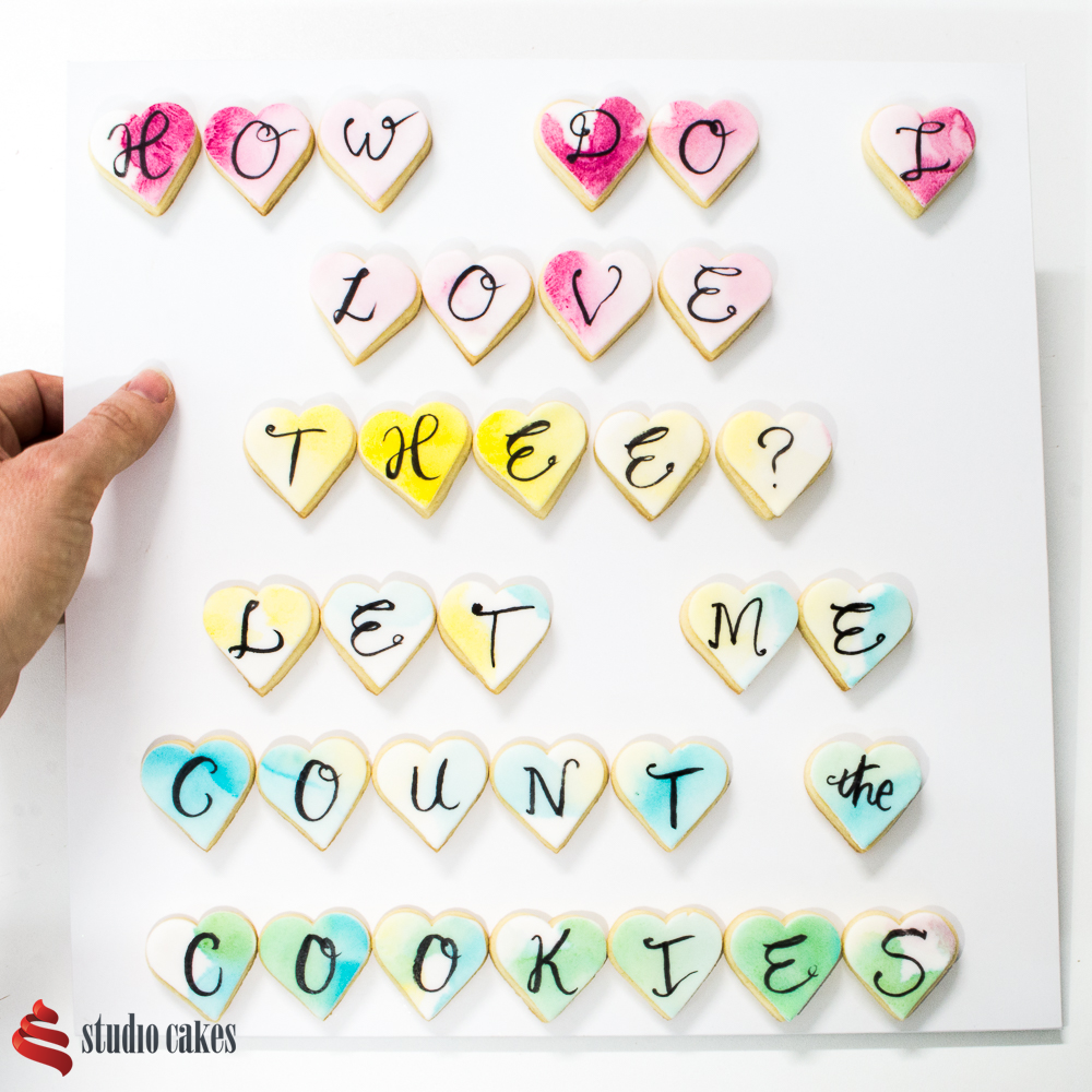 Cookiegram - Edible Sonet 43 Cookie Poem
