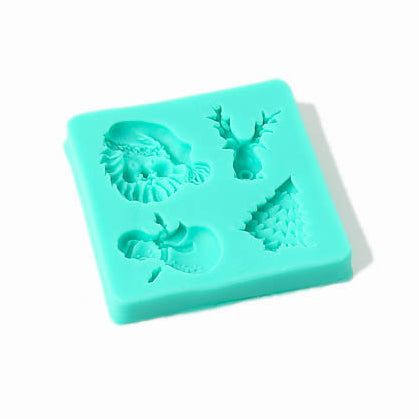 Silicone Mould - Assorted Christmas Shapes