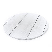 Cake Boards - White Wood Planks