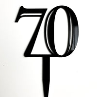 Double-Digit Number Toppers - Black