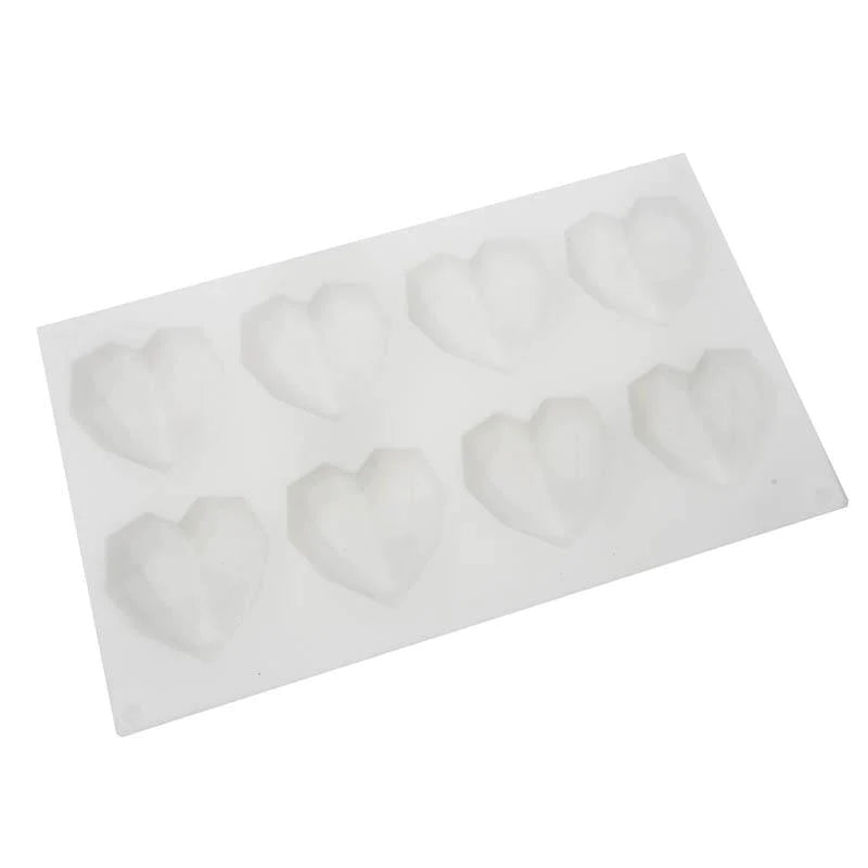 Sugar Crafty - Geo Hearts Silicone Mould