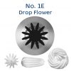 Stainless Steel Piping Nozzle - Drop Flower #1E
