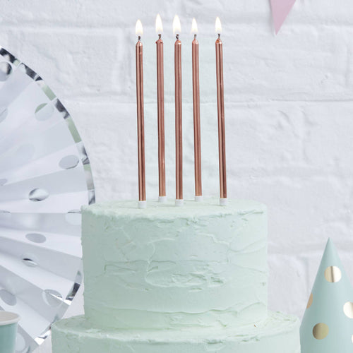 Candles - Tall ROSE GOLD