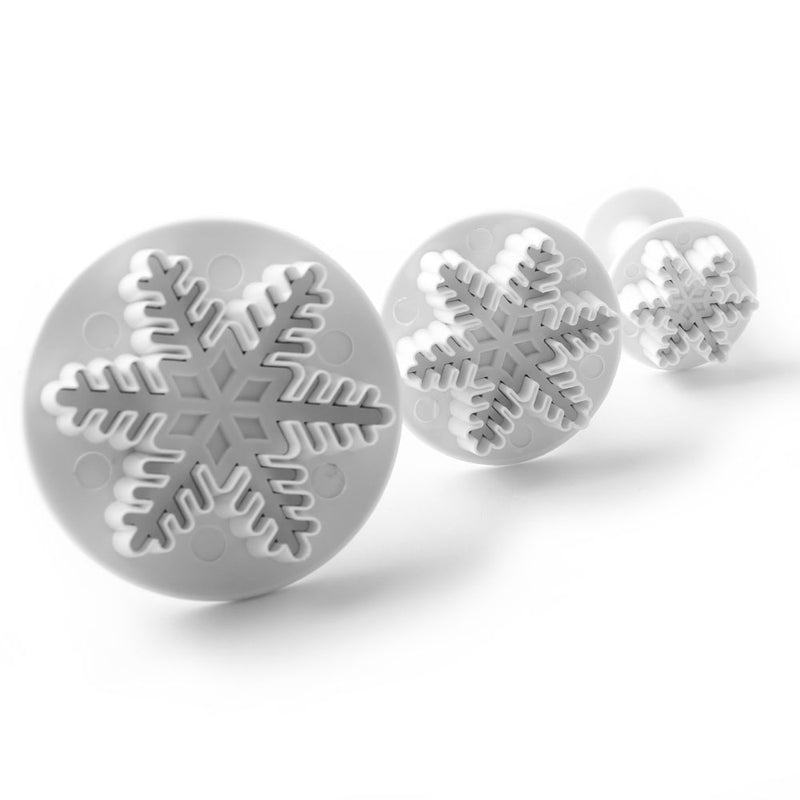 Plunger Cutters - Snowflakes (Set of 3)
