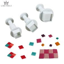 Plunger Cutters - Squares (Set of 3)